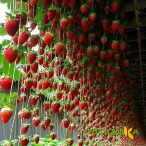 Клубника ампельная Анастасия купить по цене от 370р. в интернет-магазине «Посадика» с доставкой почтой в в Арзамасе и по всей России – [изображение №1].